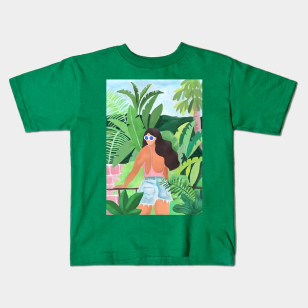 Tropical Kids T-Shirt by Petras